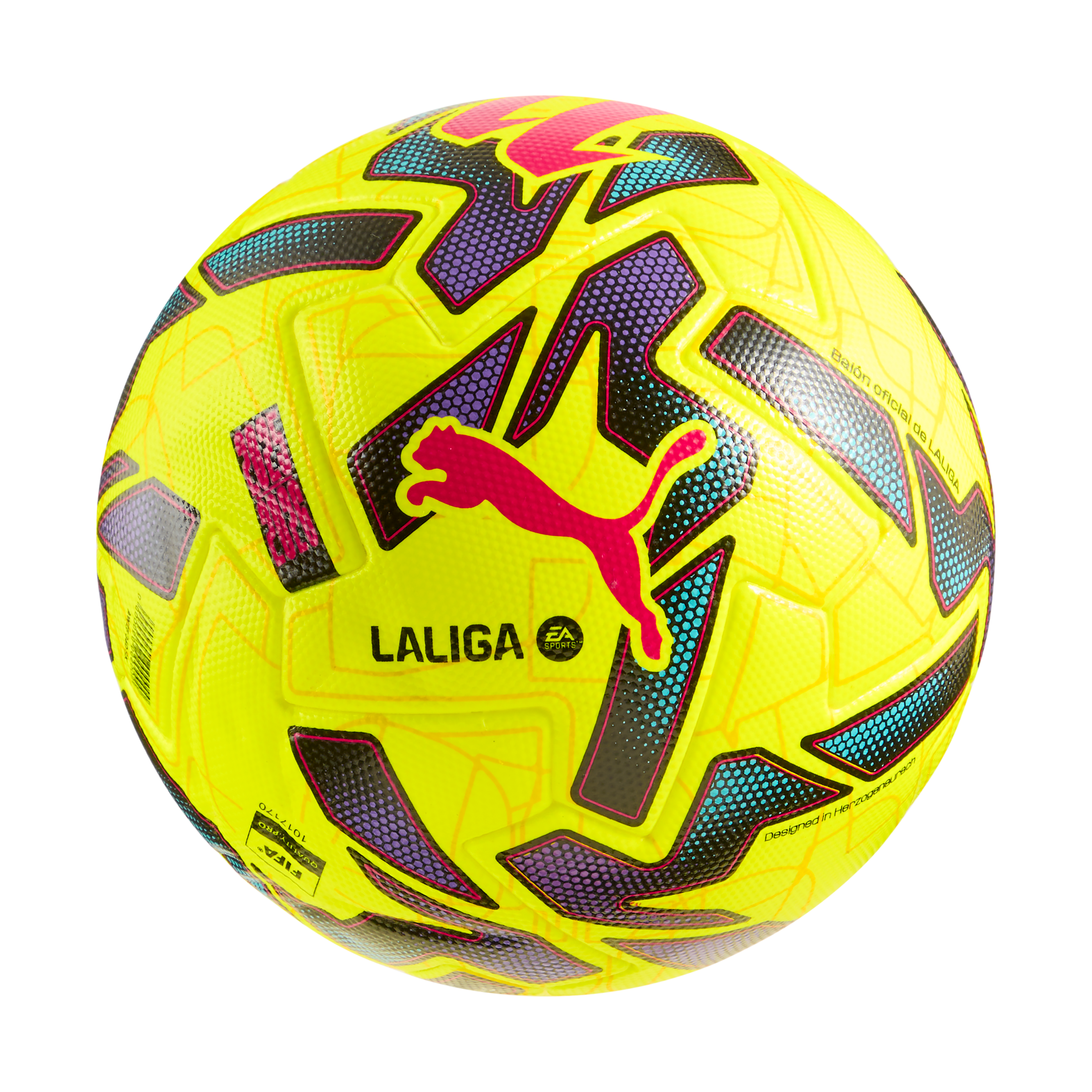PUMA Orbita LaLiga 1 (FIFA QUALITY PRO) Soccer Ball - Fluor Yellow